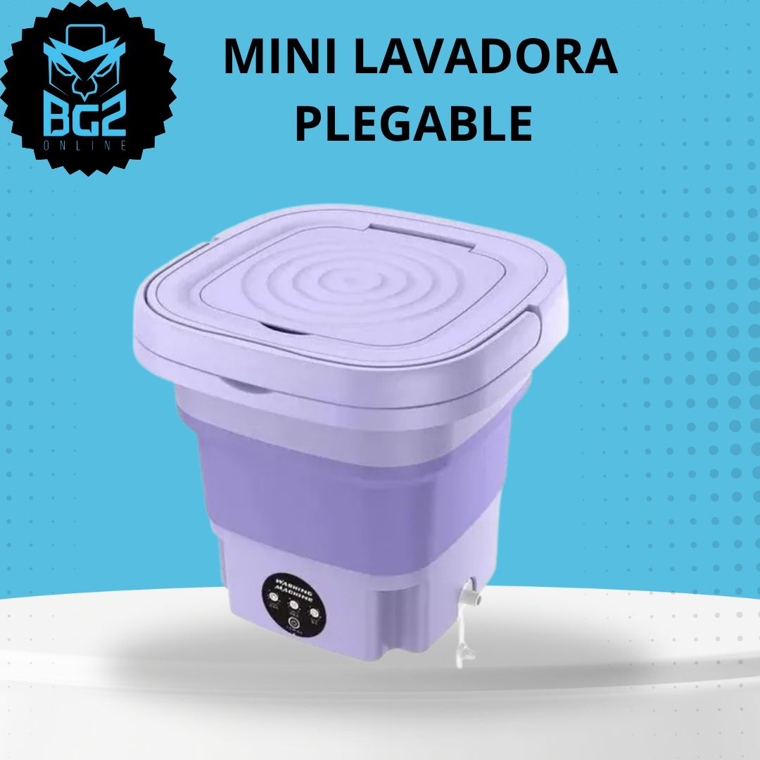 Mini lavadora plegable